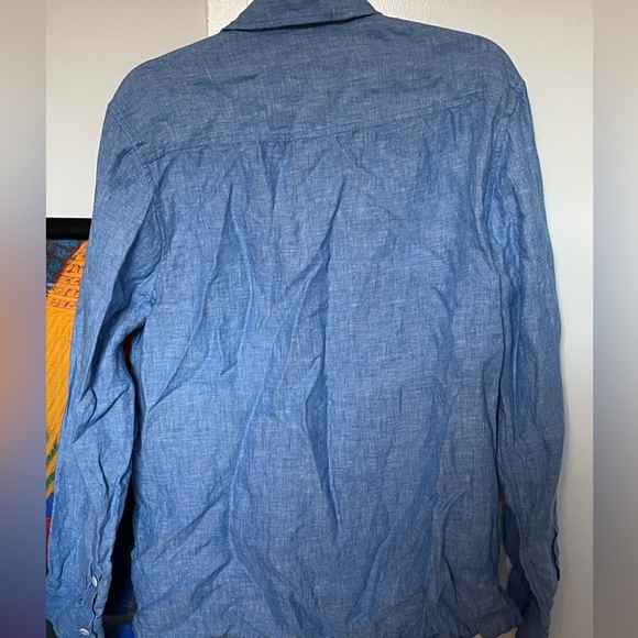 Madewell men’s easy fit shirt 100% linen - Picture 4 of 5